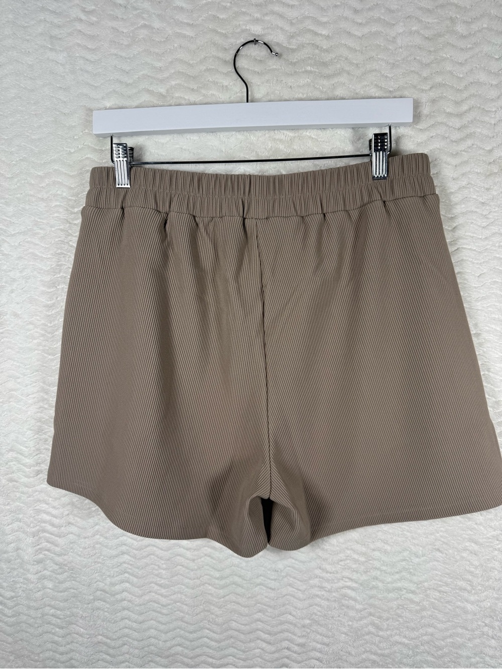 Zenana Outfitters Taupe Ribbed Neck Lounge Top & Bottom. Size Large 🧡 - Picture 17 of 17